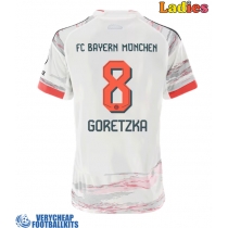 Bayern Munich Leon Goretzka #8 Replica Away Shirt Ladies 2025-26 Short Sleeve